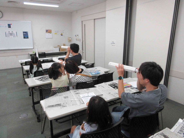 9月28日(日) あつまれ!放課後子どもクラブ「天体望遠鏡をつくろう」を開催しました。