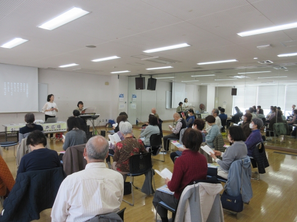 2月28日(土) 第6回おあしす歌声広場を開催しました。